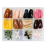 Nails Decoration 3D Multi Shapes Fake Nails