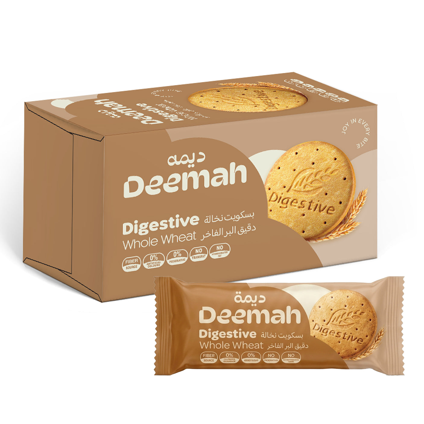 Deemah Whole Wheat Digestive Biscuit - 250g