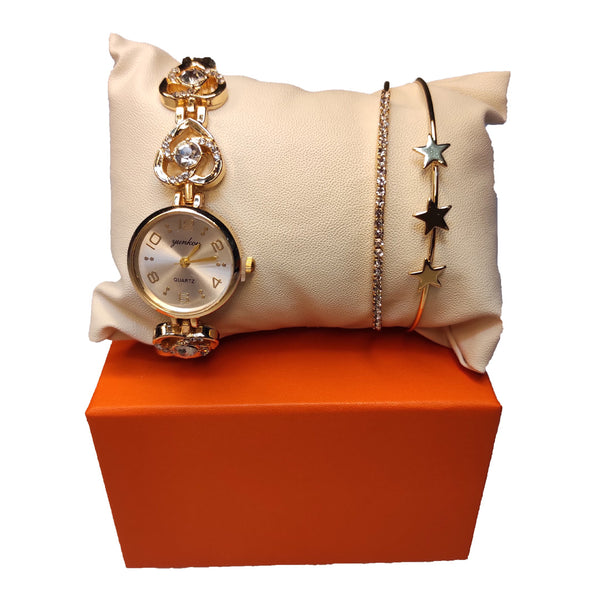 Luxury Women Wrist Watch With Bracelet - WB6