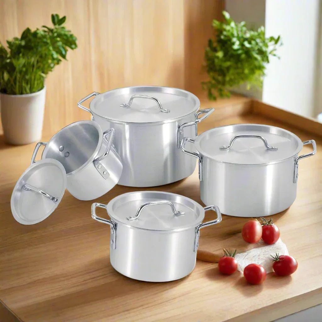 Aluminum Stock Pot 8 Pcs Set