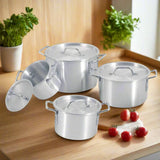 Aluminum Stock Pot 8 Pcs Set