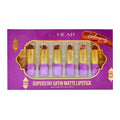 Lchear Superstay Satin Matte Lipstick - 3.5g × 6Pcs