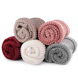 High Quality Multi Color Single Flannel Blanket 220 × 240cm