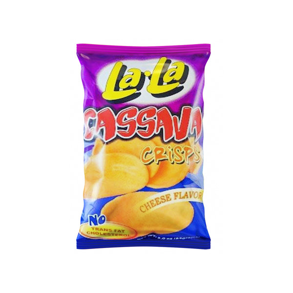 La La Cassava Crisps Cheese Flavor Snacks - 85g