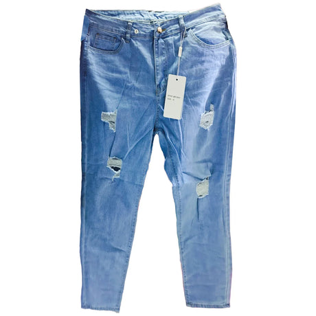 Women Stylish Casual Denim Jeans QST-22531