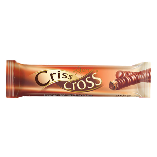 Solen Criss Cross Cocoa Coated Wafer With Hazelnut Cream - 15g