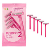 Dorco Soft Women's Shaving Razors - 5Pcs Set