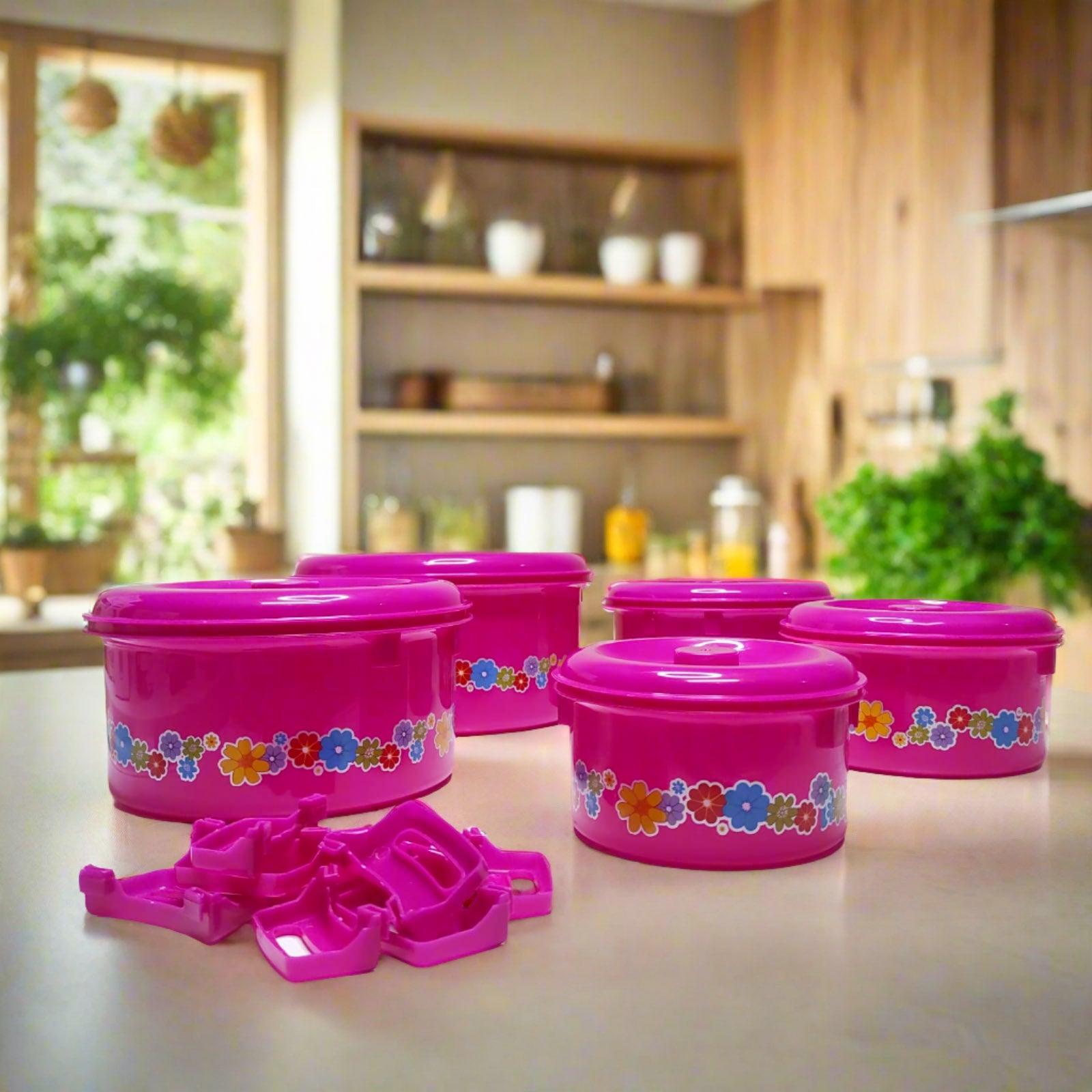 Multi Purpose Kitchen Storage Container - 5 Pcs