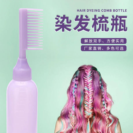 Refillable Hair Dye Brush Bottle