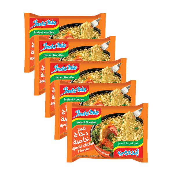 Indomie Instant Noodles Special Chicken Flavor 5Pcs x 75g
