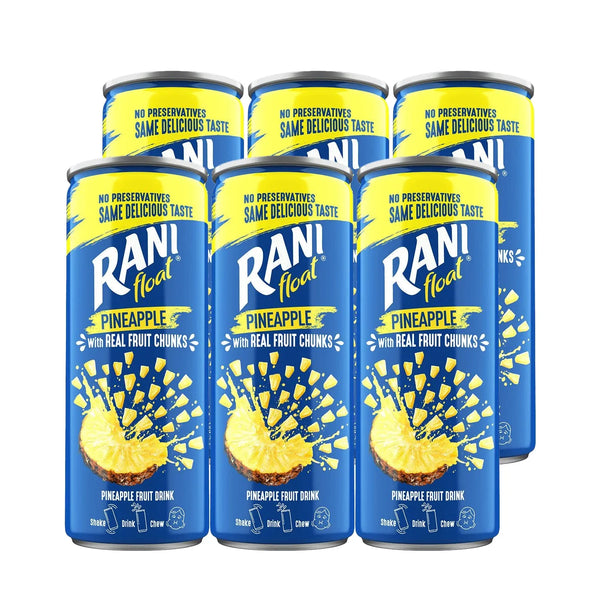 Rani Float Pineapple Fruit Drink - 240ml × 6 Pcs (Offer)