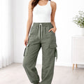 Women's Cargo Pant with Adjustable Drawstring SZW-960