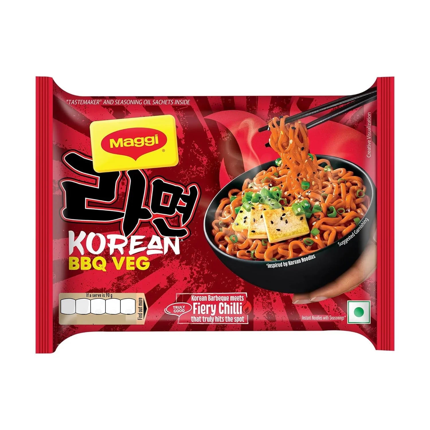 Maggi Korean BBQ Veg Instant Noodles - 90g