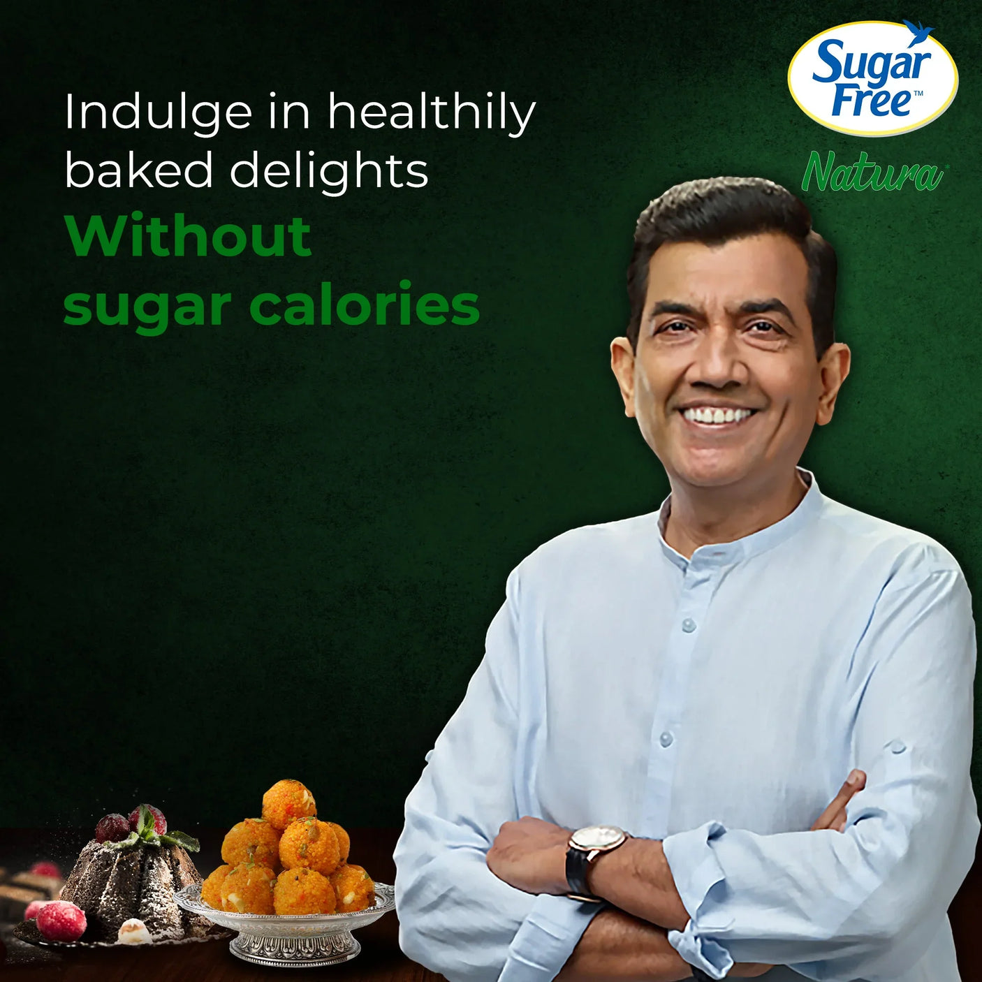 Sugar Free Natura Zero Calorie Sugar Substitute - 37.5g (50 Sachets)
