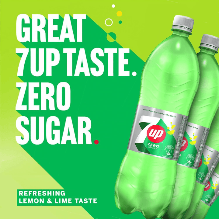 7Up Zero Sugar Soft Drink - 1.25L - Pinoyhyper