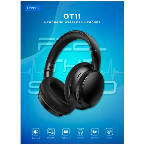 Oteeto Wireless Foldable Headband Headset - OT11