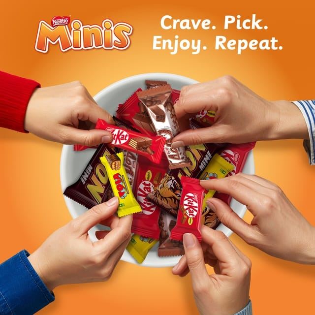 Nestle Minis Assorted Chocolate Bars - 15Pcs