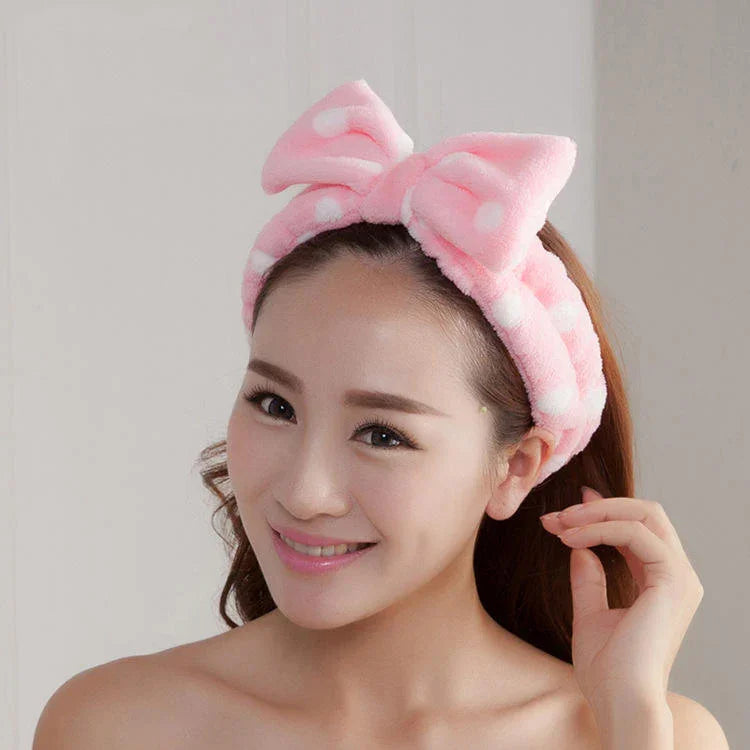 Pink Key Beauty Tools Tangle Comb & Bow Hair Band - PT2291