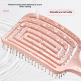Pink Key Beauty Tools Tangle Comb & Bow Hair Band - PT2291