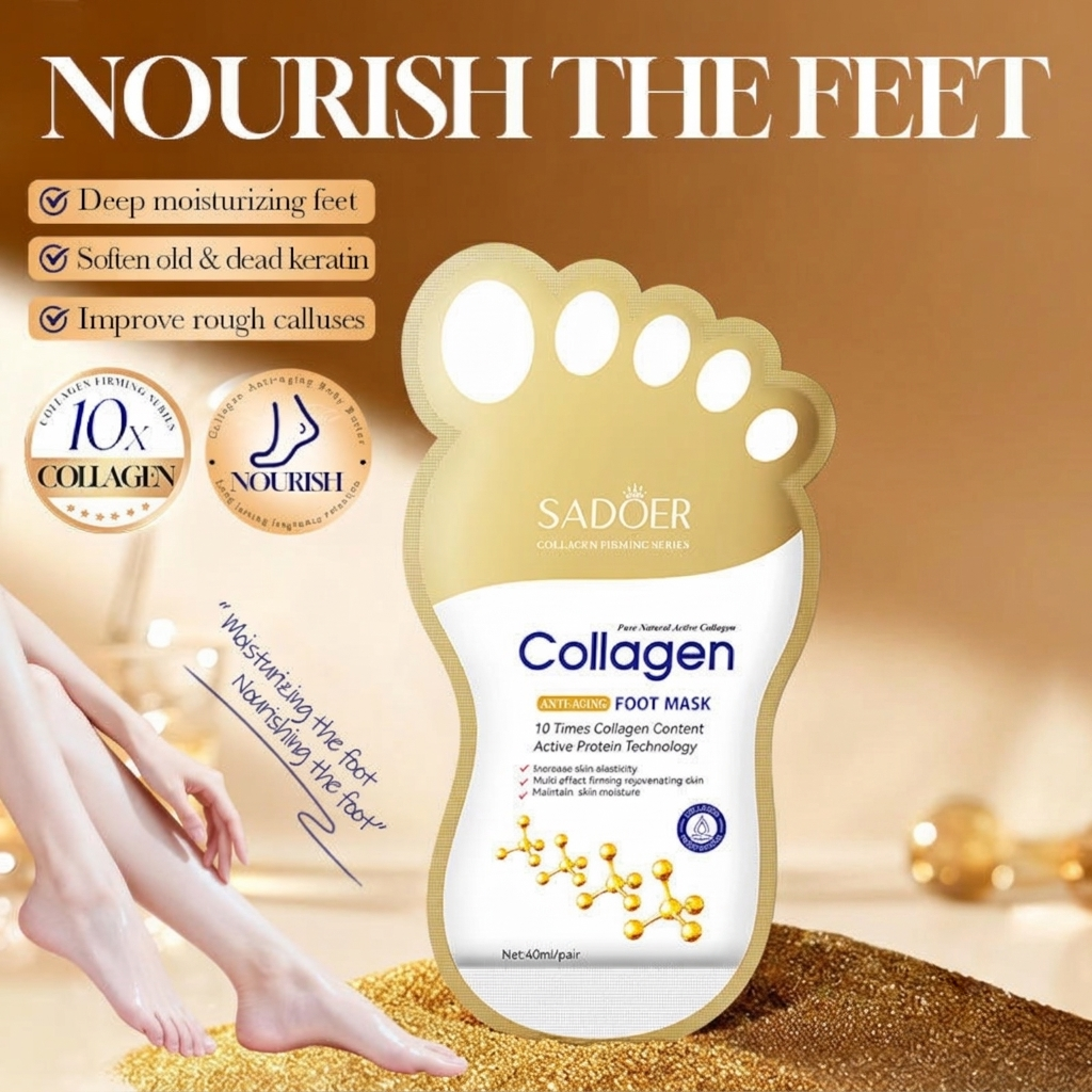 Sadoer Collagen Anti-Aging Foot Mask - 40ml