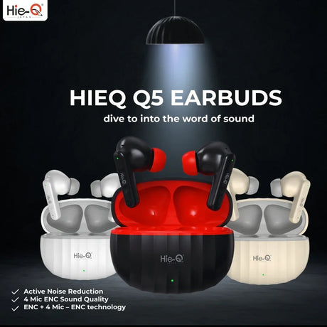Hie-Q اليابان ANC+ENC الهجين TWS - Q5