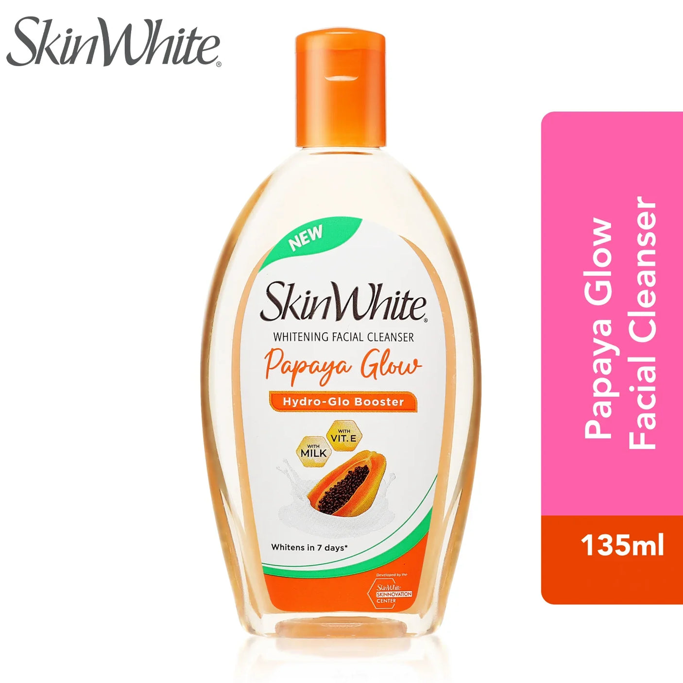 SkinWhite Papaya Glow Brightening Facial Cleanser - 135ml