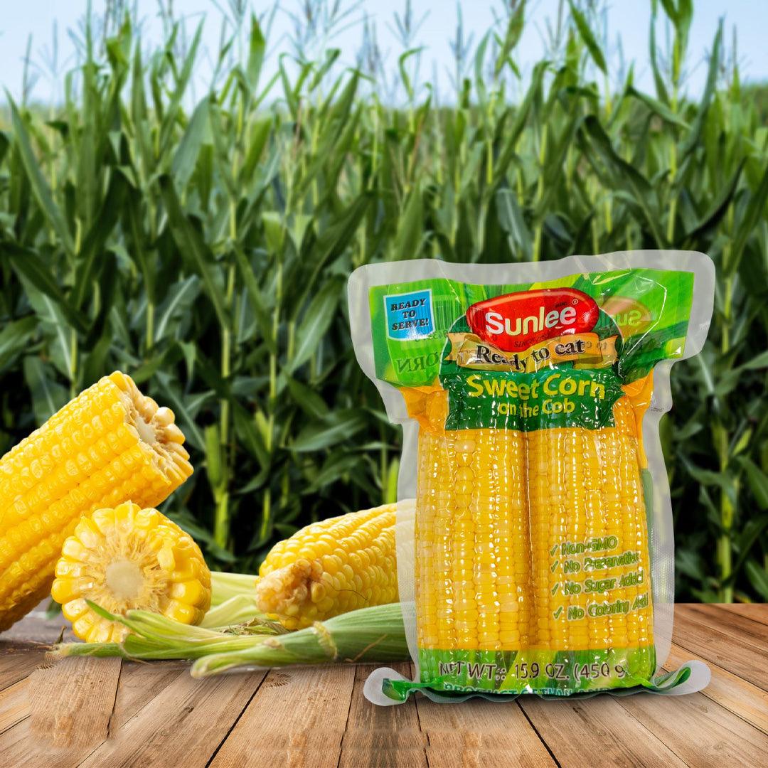 Sunlee Ready To Eat Sweet Corn Cob - 450g