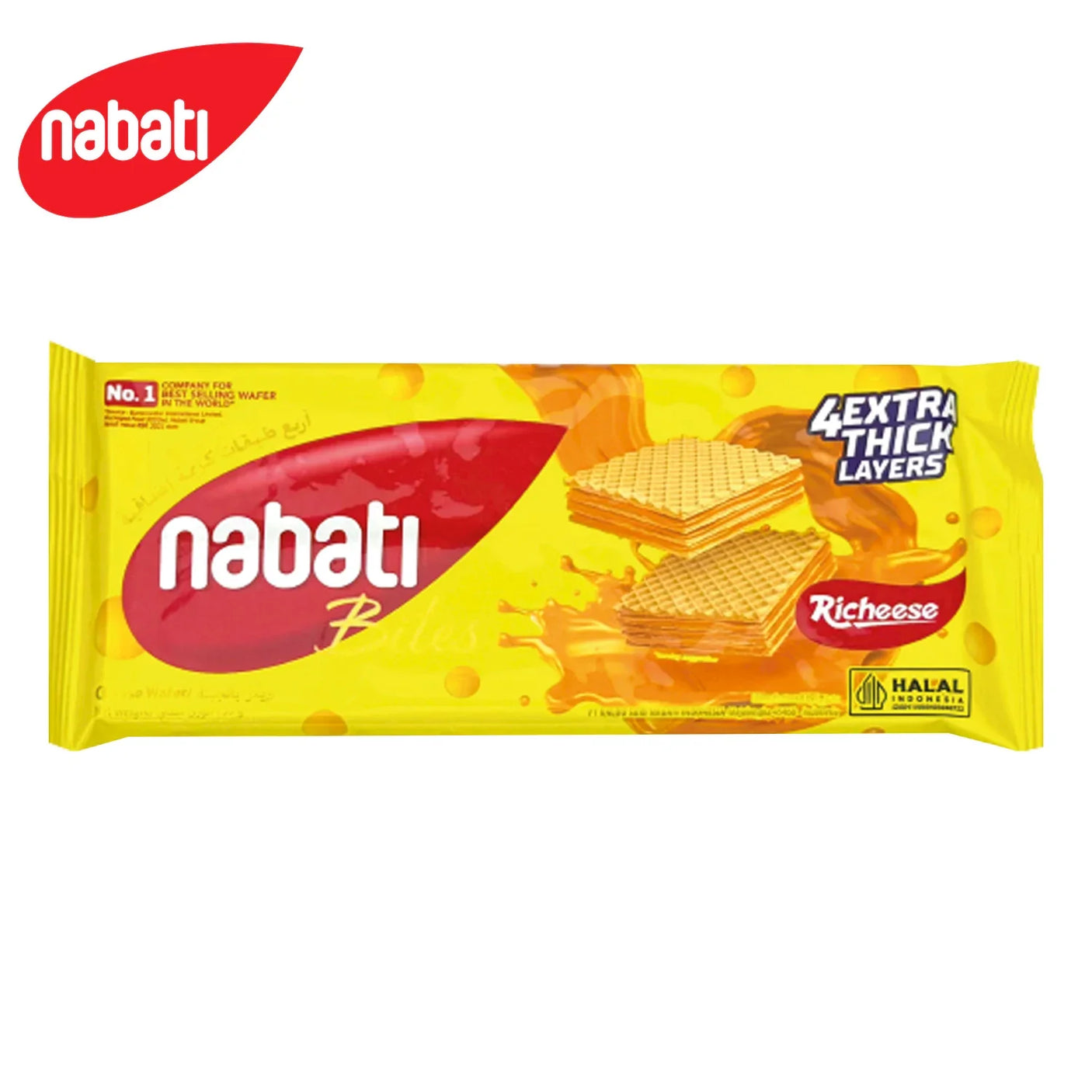 Nabati Bites Cheese Wafer Richeese - 39g