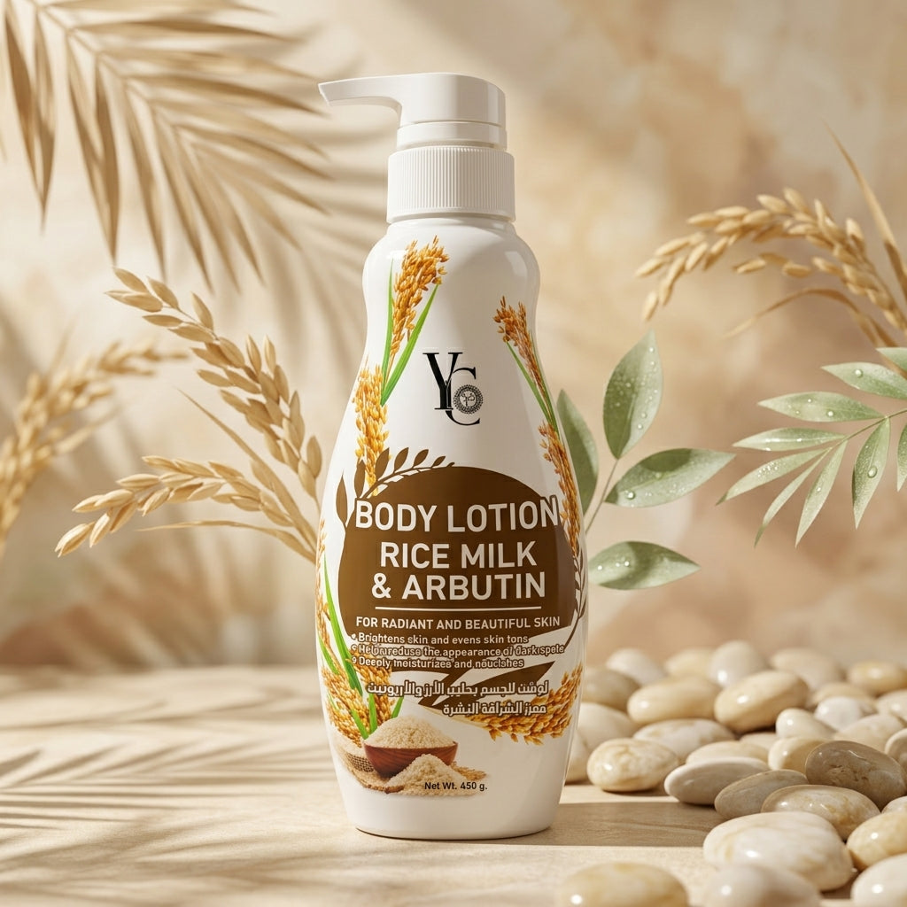 YC Rice Milk & Arbutin Brightening Body Lotion - 450g