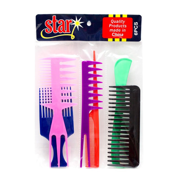 Star Professional Comb Set - 6pcs