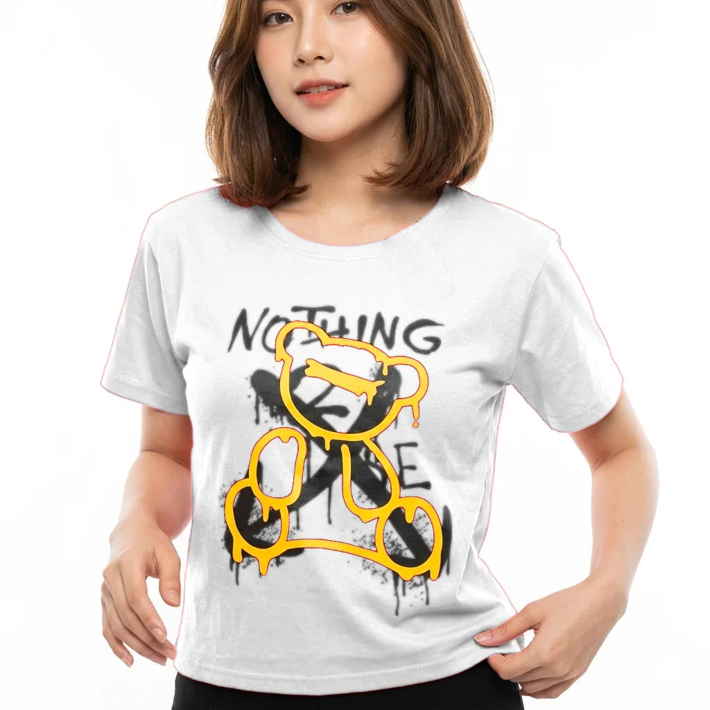 Fashion Teddy Bear Print Women's T-Shirt #1028