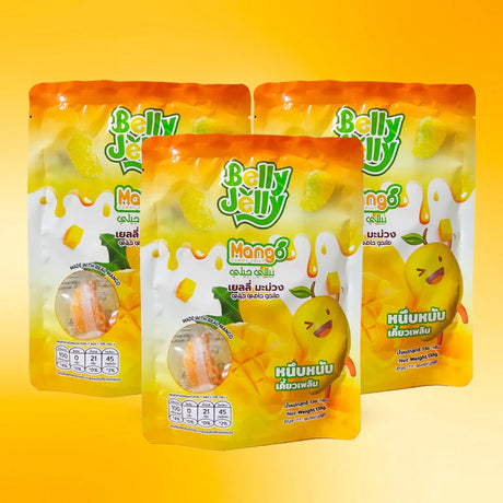 Belly Jelly Mango Made With Real Mango - 3Pcs × 138g (Offer)