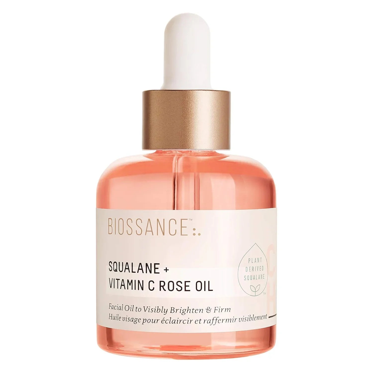 BIOSSANCE Squalane + Vitamin C Rose Face Oil - 30ml