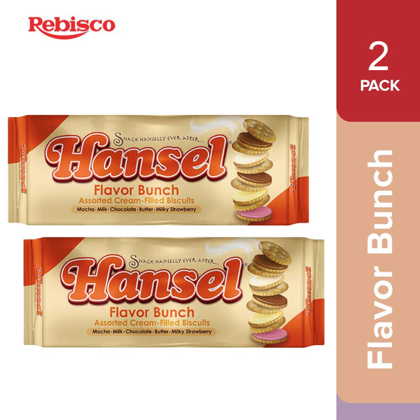 Hansel Flavor Bunch Assorted Cream Biscuits 10x31g (1 + 1) Offer