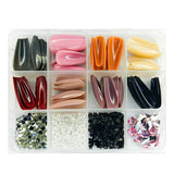 Nails Decoration 3D Multi Shapes Fake Nails