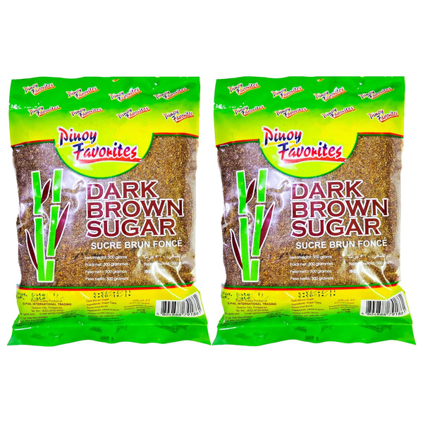 Pinoy Favorites Dark Brown Sugar - 500g × 2 Pcs (Offer)