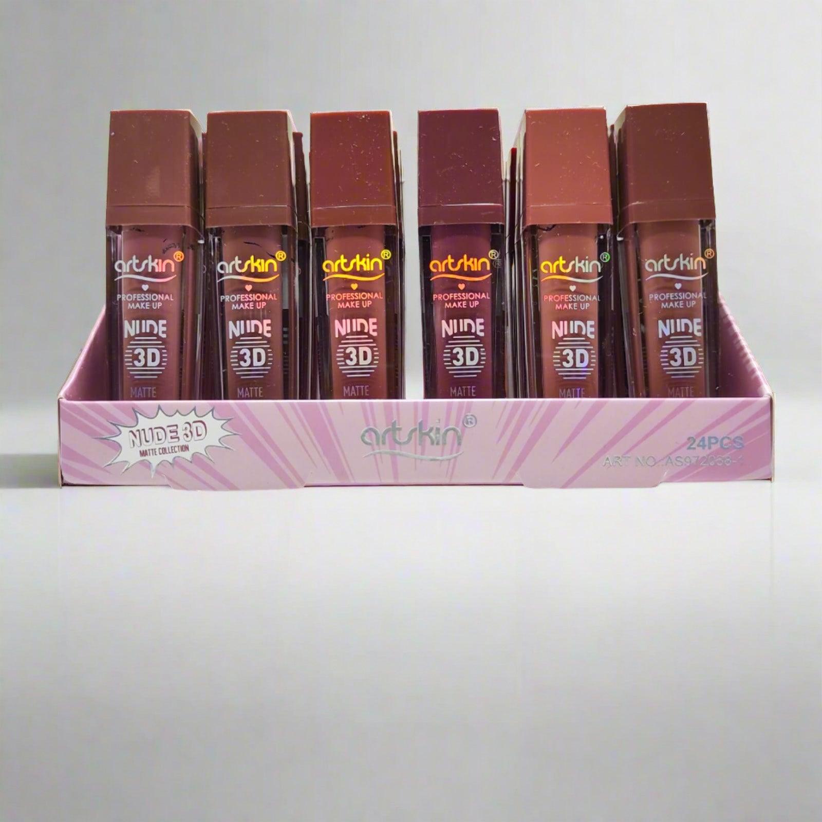 Artskin 3D Matte Lip Gloss - 6 Pcs