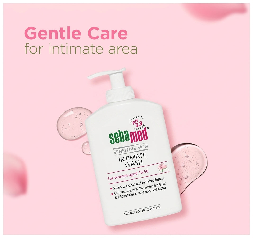Sebamed Sensitive Skin Intimate Wash PH 3.8 - 200ml (Germany)