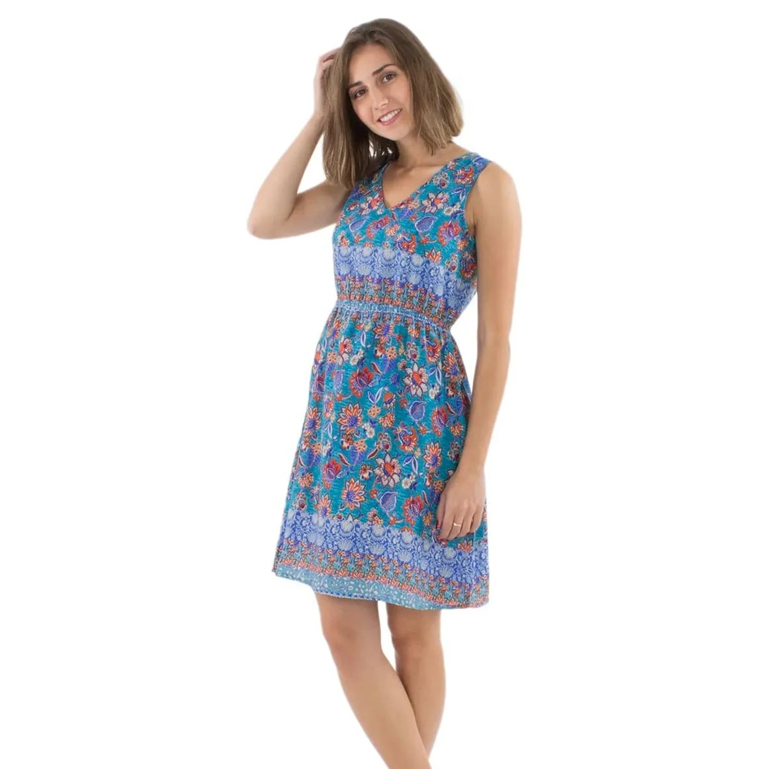 Women’s Floral Sleeveless Casual Dress