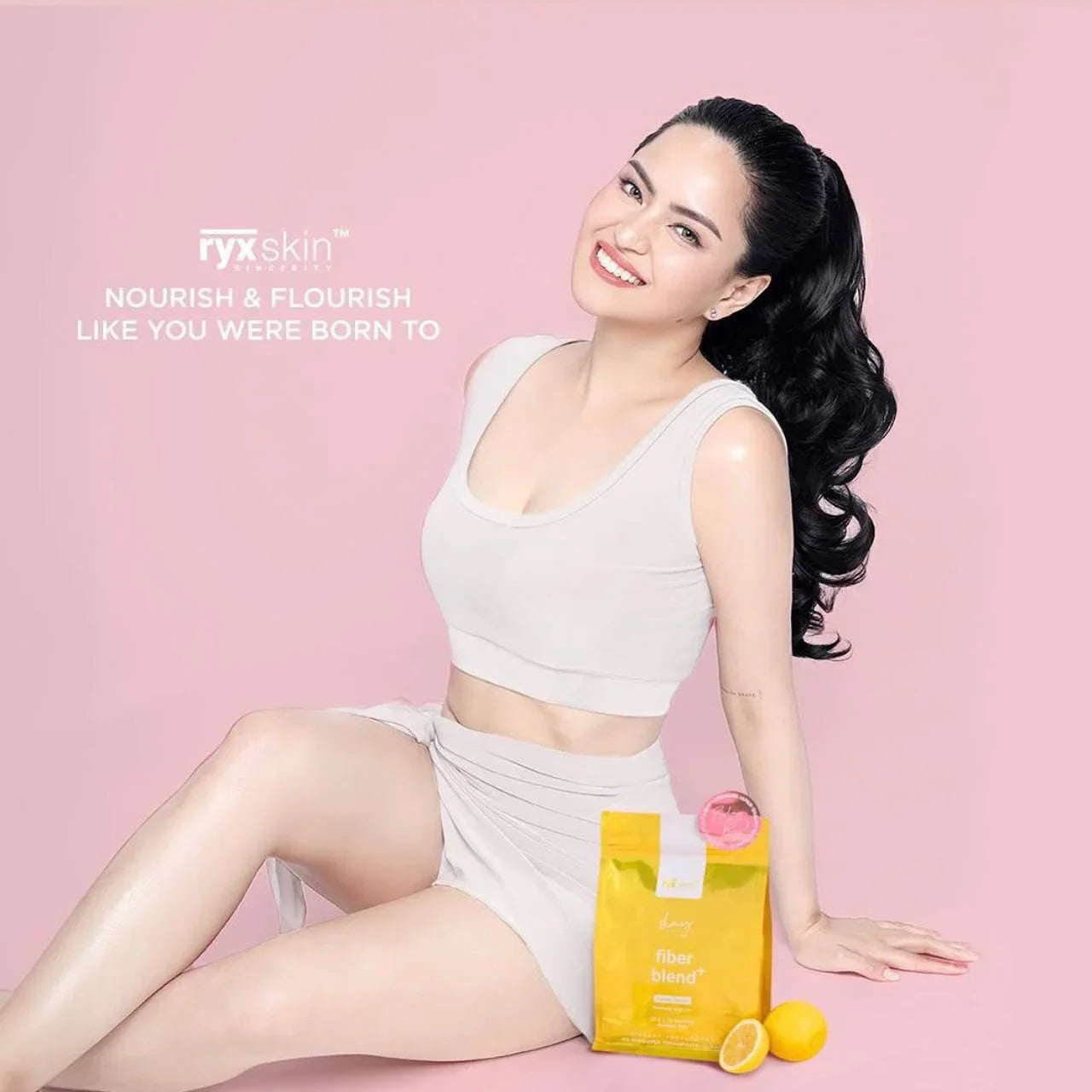 Ryx Skin Fiber Blend+ Honey Lemon Juice Mix - 20g x 10 Sachets