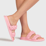 Women's High Quality Double Strap Slipper & Sandals E-3689