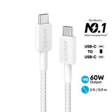 كابل شحن سريع أصلي من Anker USB C إلى USB C - 322