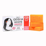 Geisha Soap White Classic Skin Brightening Bar - 65g x 3Pcs