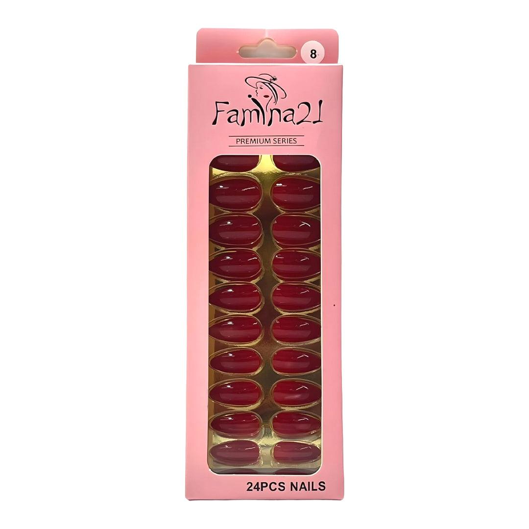 Famina21 Premium Fake Nails 24 Pcs #8