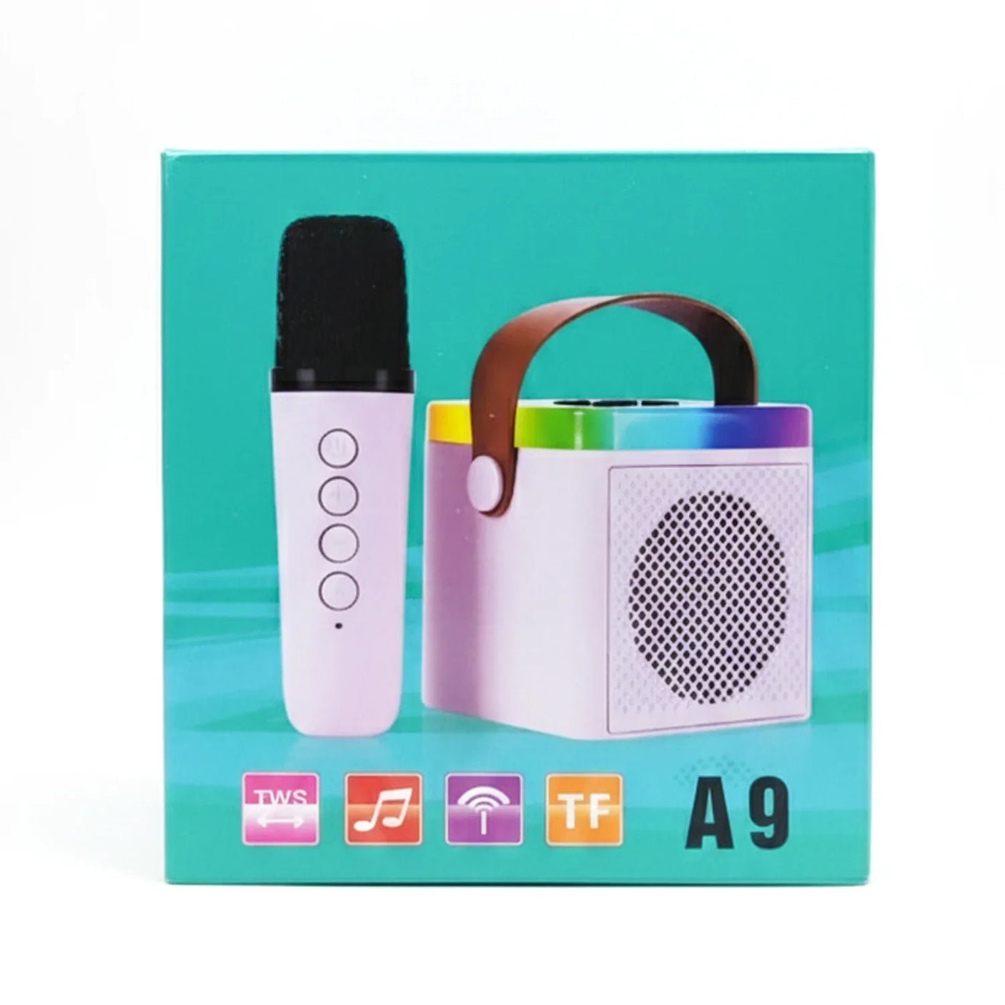 RGB Portable Karaoke Speaker With Microphone - A9