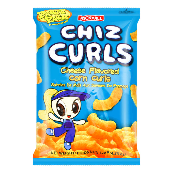 Jack n Jill Chiz Curls Cheese Flavored Corn Curls - 120g