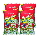 WL Foods Muncher Coated Green Peas Spicy Beef flavor 70g × 4Pcs (Offer)