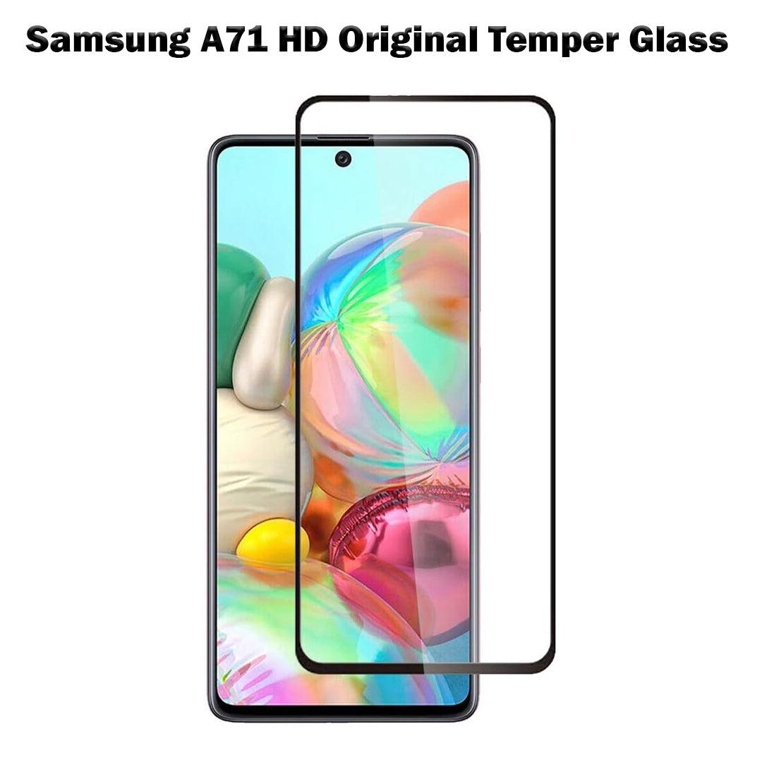 زجاج حماية أصلي لهاتف Samsung A71 HD