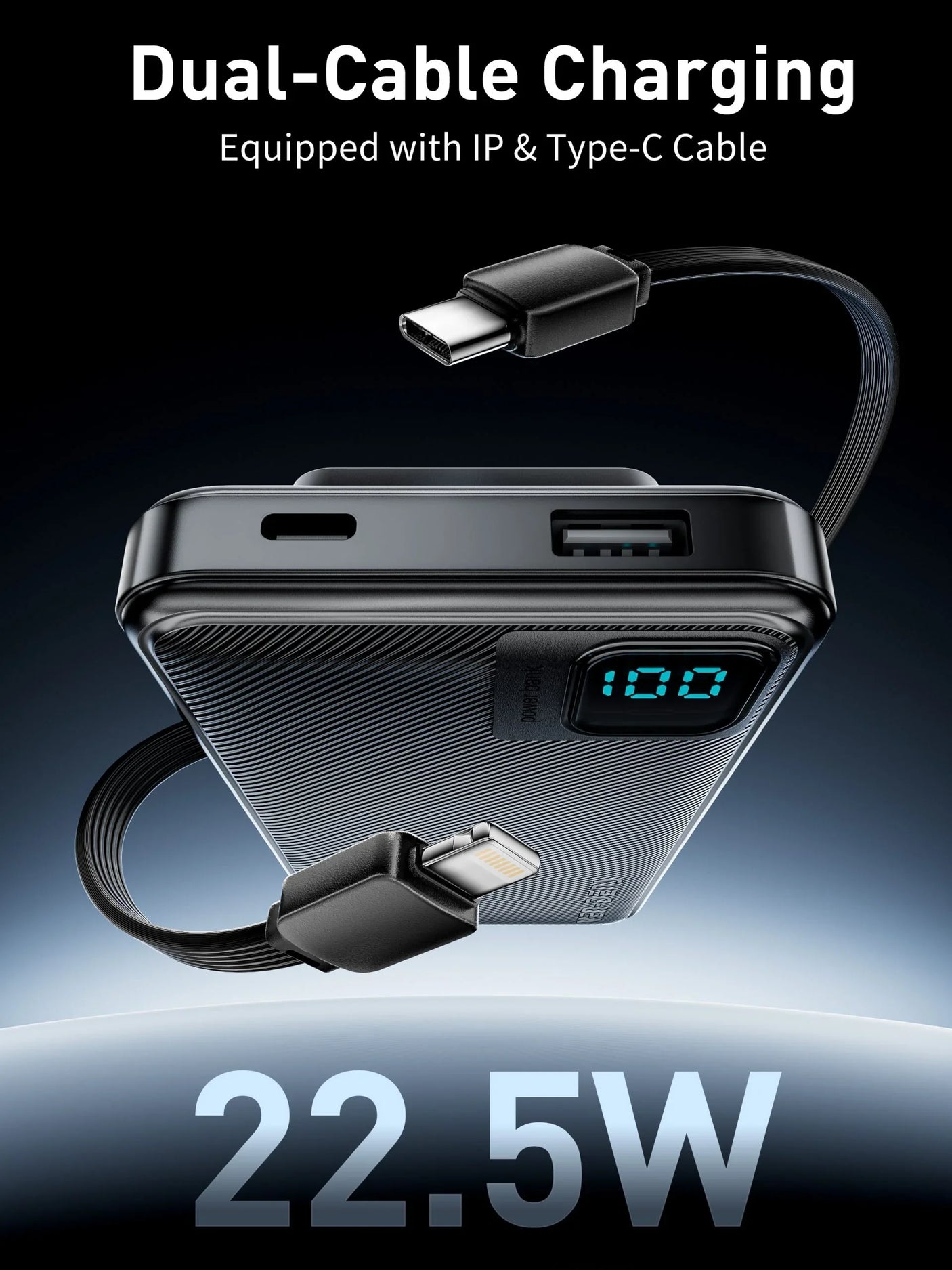 VEN-DENS 22.5W Power Bank 10000mAh VD-PB060