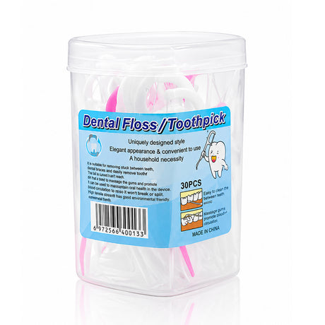 Dental Floss Toothpicks - 30Pcs